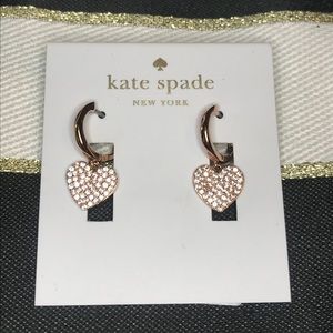 Kate Spade Yours Truly Pavé Earrings